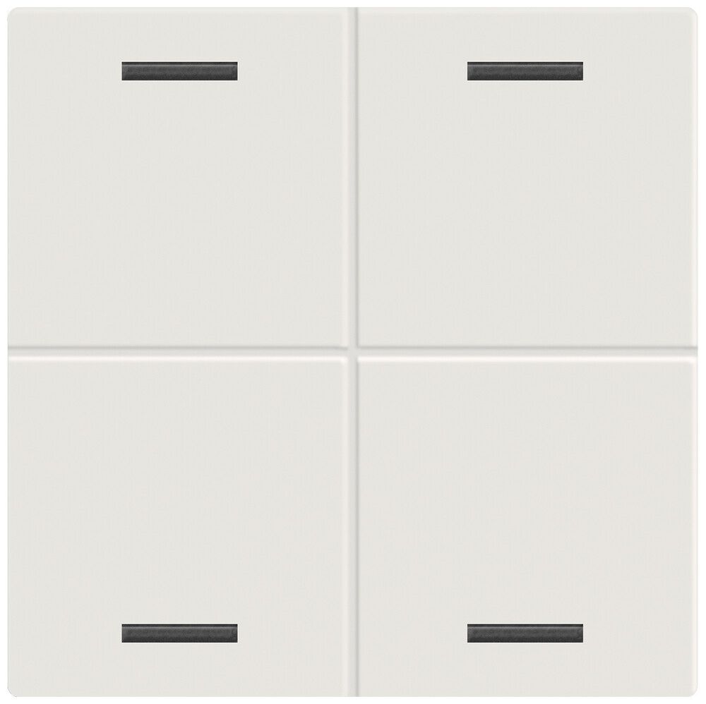 Bascule MDT TAL-60W4011.02 1t/4a p.touches tactiles blanc mat "neutre"