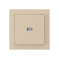 UP-Leuchtschalter kallysto 6/1L beige