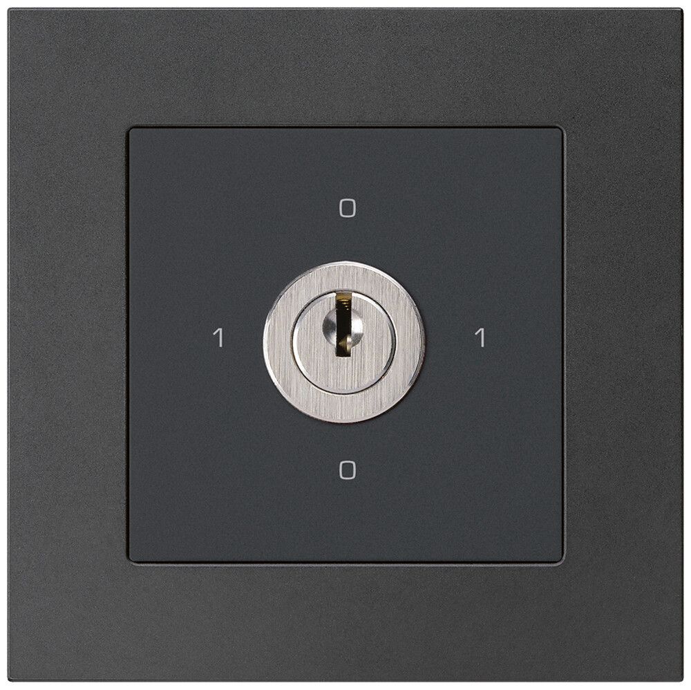 Interruttore rotativo INC kallysto.pro 0/1L nero con serratura Kaba 8