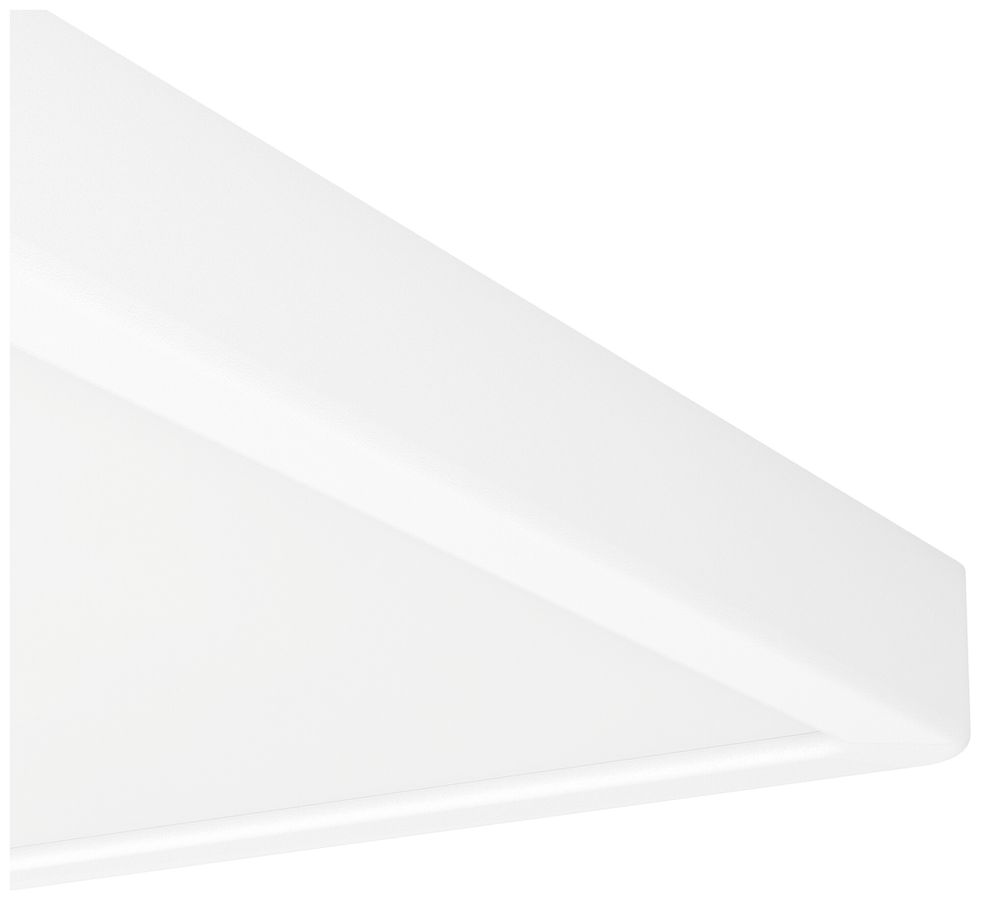 LED-Deckenleuchte Eglo FUEVA 21W 0…2700lm 2700…6500K IP44 DIM 390×25mm weiss