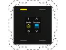 EB-Bediengerät KNX MDT BE-TAS600416.01 4T/4B Display schwarz matt