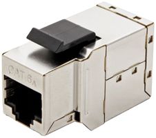 Modulo di accoppiamento ROLINE RJ45 CAT6A Keystone schermato IDC argento