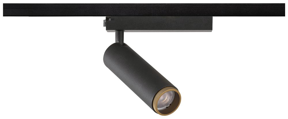 Spot LED SLV GRIP M 1×20W 1900lm 930 42° REG AD1PH Ø43×147mm nero