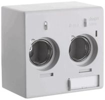 Porte-fusible AP weber.uniline 2×25A DIN2 avec capot