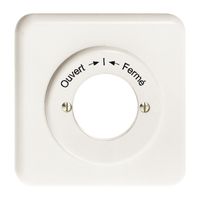 Kit frontal ENC Ouvert-I-Fermé pour cont.rot.imp.à clé blanc