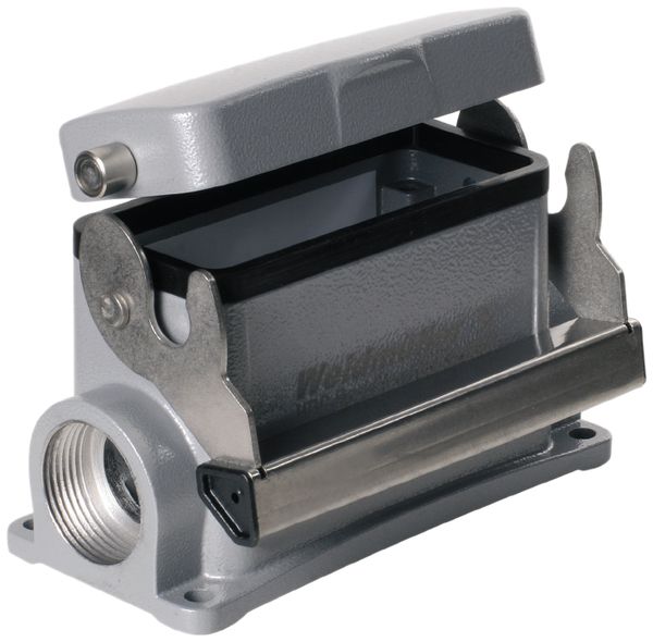 Scatola di base Weidmüller HDC 16B gancio long.parte inf.grd.6 1×PG21 laterale