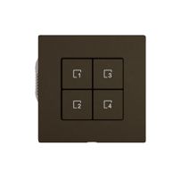 Szenentaster EDIZIO.liv Wiser SNAPFIX® 4 Szenen 4 Tasten br