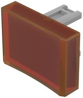 Calotta per pulsante EAO 31 concavo 15.2×21.2mm arancione