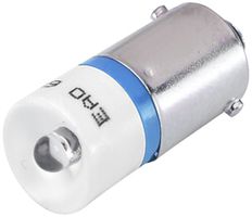 LED single EAO T3 1/4 BA9s 24VAC/DC, 15mA, blau