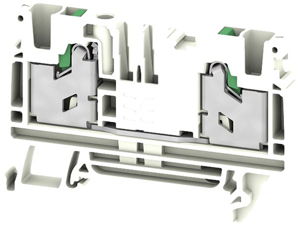 Borne de passage joignable WM S2C 4mm² 32A 1000V ressort 2×1 DIN35 bc