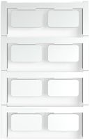 Marqueur d'appareil Weidmüller MultiCard CC auto-adhésive 15×27mm PA66 argent