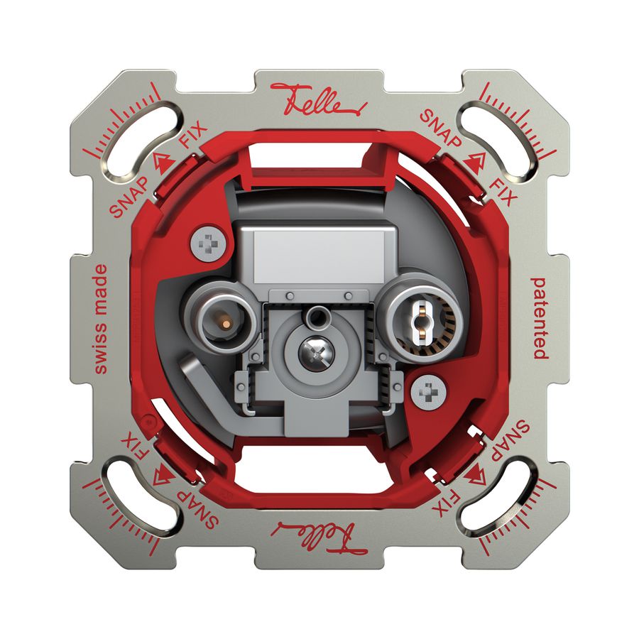 Prise antenne ENC TV-R ENC Feller SNAPFIX® prise de passage 11dB