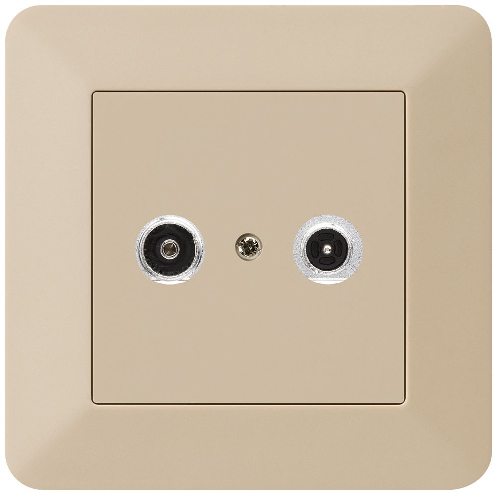 Prise antenne ENC kallysto.trend R/TV 14dB 2GHz beige