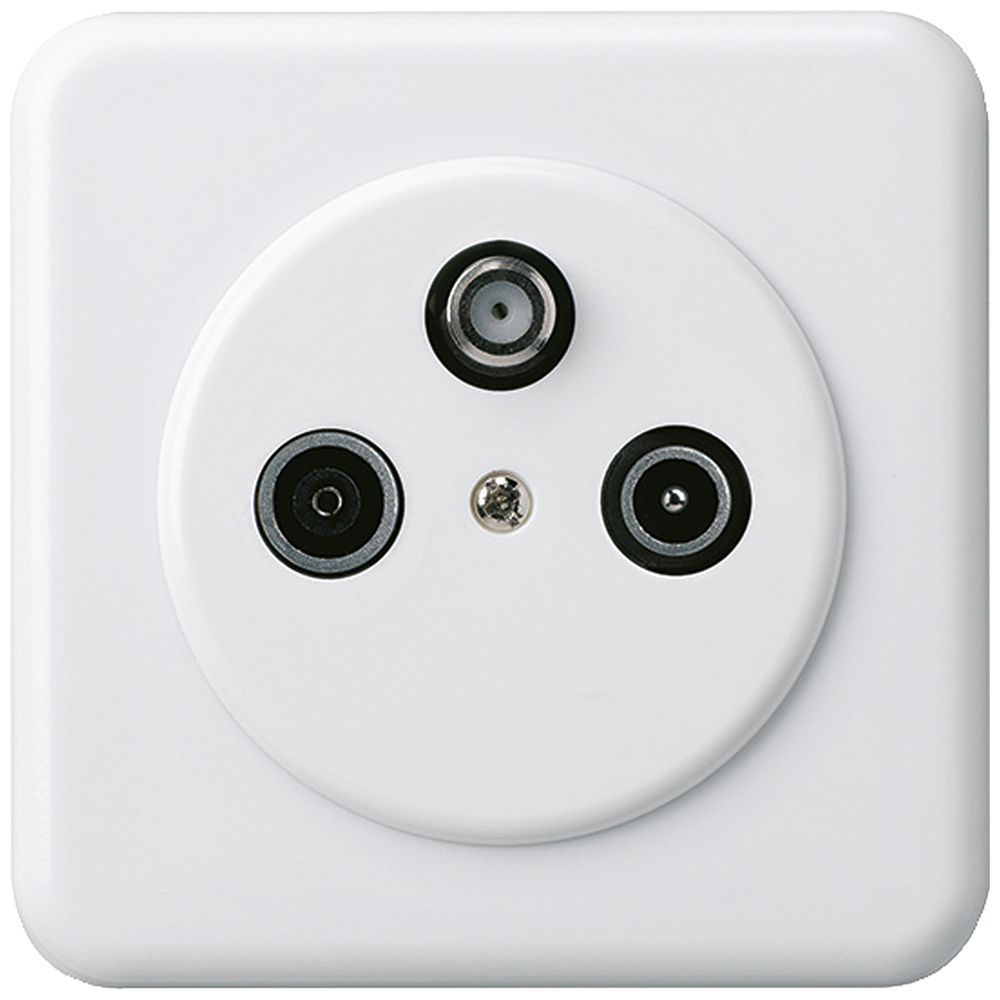 UP-Antennendose basico TV-R-SAT weiss