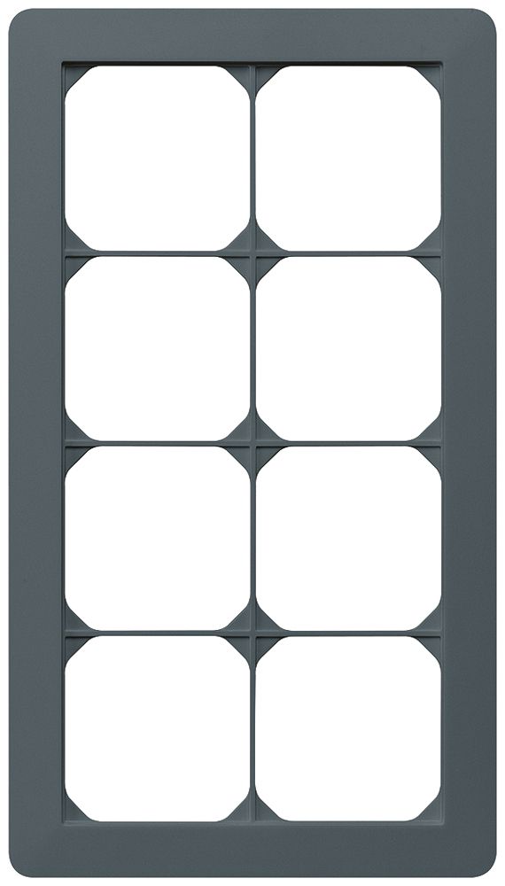 UP-Abdeckrahmen kallysto.trend 4×2 anthrazit 154×274mm