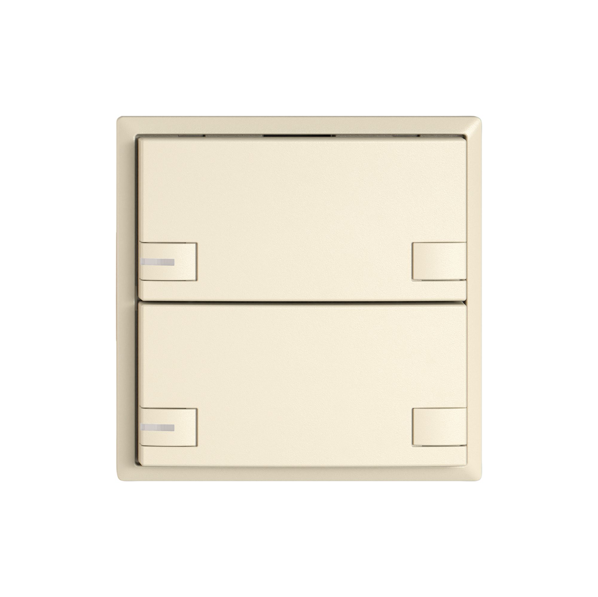 Universaltaster EDIZIO.liv UNI SNAPFIX® 5…48V m.LED blau 2× 2-Tbed.cr