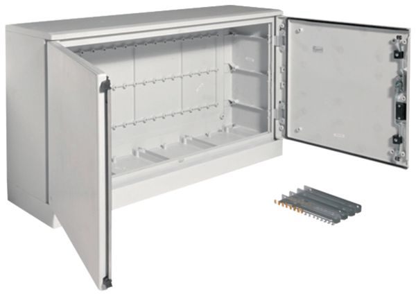 Coffret mural Hager Orion.Plus 138 modules 3 rangs 46UM 1100×600×300mm gr