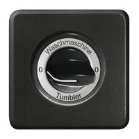 Kit front. 0-Waschmaschine-0-Tumbler pour interrupteur rot.no