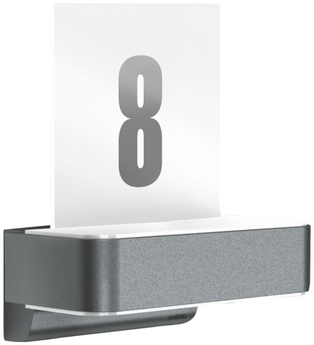 Wandleuchte Steinel L 820 PIR 12.5W 858lm 3000K IP44, anthrazit