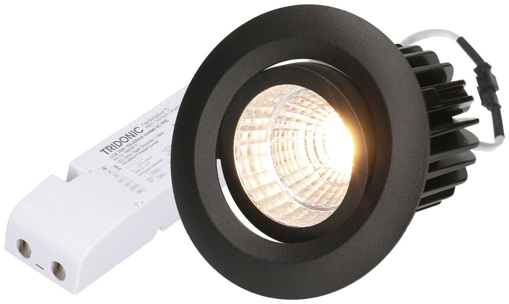 EB-LED-Spot Move DALI 10.5W 230V 920lm 930 Loch-Ø68mm schwarz matt 38°