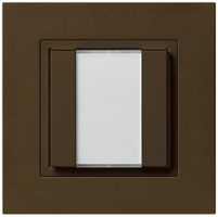 Poussoir universel ENC 2×kallysto.pro avec LED brun