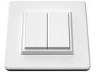 AP-Funktaster ALADIN EnOcean EDIZIO.liv 2K/2T batterielos weiss