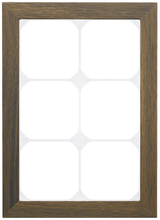 Abdeckrahmen KAL.art 3×2 214×154mm Räuchereiche
