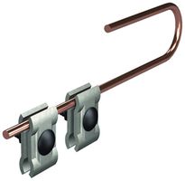 Corde T Flury FL 82b, Cu 50mm², L=650mm, 2 bornes FE41