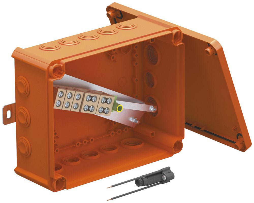Kabelabzweigkasten Bettermann E30-E90 1 Sicherungshalter 240×190×95mm16mm² or