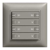 Tasto INC ZEP motore scena 2c/4t staz.centr/sec. EDIZIOdue grigio scuro