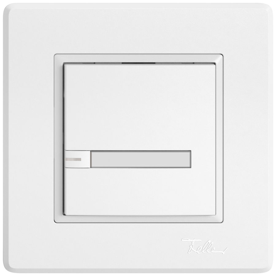 UP-KNX-Taster RGB EDIZIO.liv SNAPFIX® Temperaturfüh.RGB-LED Pap.1×T 1-Tbed.ws