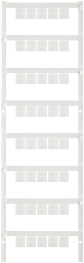 Klemmenmarkierer Weidmüller MultiFit 10×10mm Phoenix/Entrelec PA66 weiss