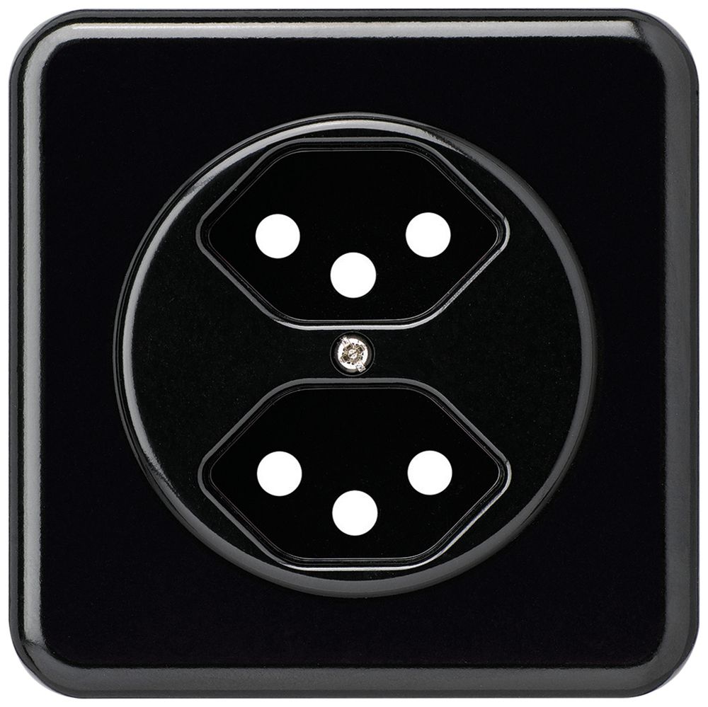 UP-Frontset basico 2×Typ 13 schwarz 86×86mm