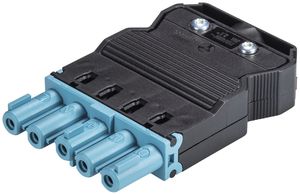 Buchsenteil Wieland 5L blau