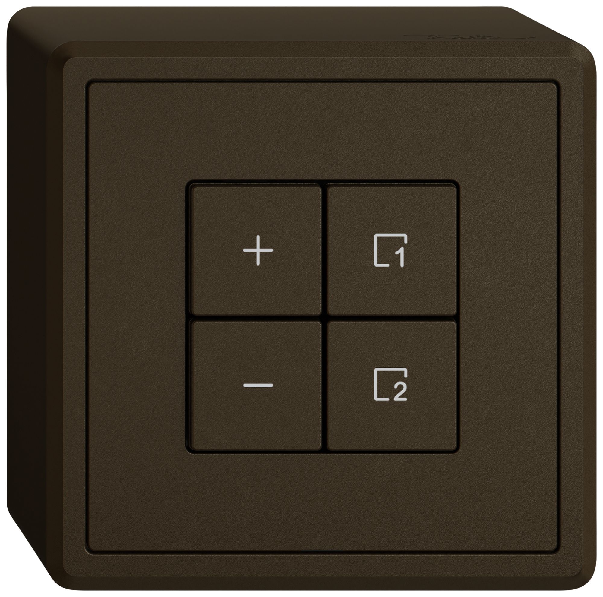 AP-Dimmer DALI EDIZIO.liv Wiser SNAPFIX® 1 Szene 4 Tasten br