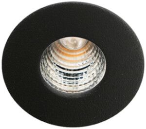 Spot LED INC SG Nano 1W 90lm 3000K IP44 MB Ø35mm noir
