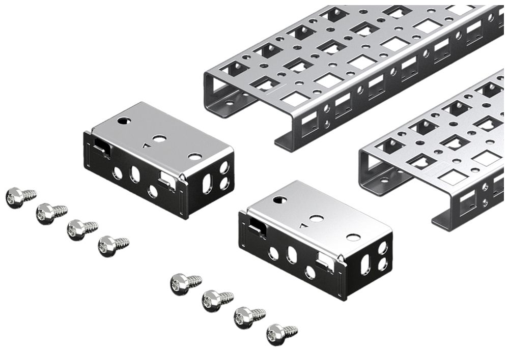 Montage-Chassis Rittal VX 8100.745 1200×64×23mm Stahl 2Stk