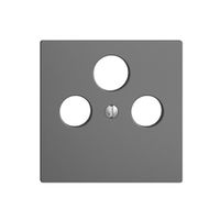 Frontplatte EDIZIOdue dunkelgrau für SAT