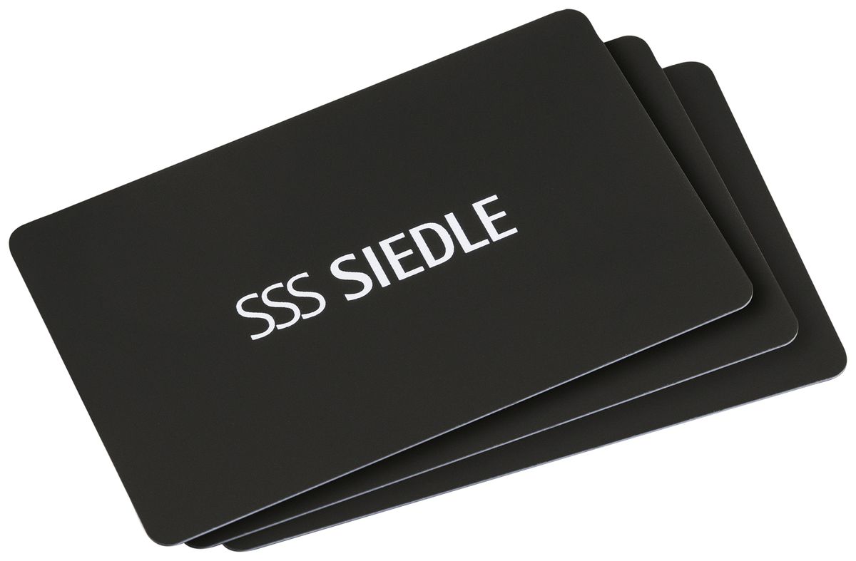 Scheda transponder Siedle 99 500 nero 85×54×1mm 3 pezzi