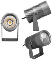 LED-Strahler CHARLY XL 25W 2700K IP67 MB 89×145mm grau