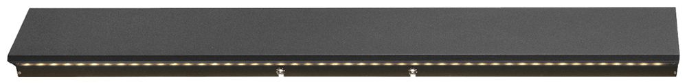 Applique LED SLV DIRETO 60 14W 1180lm 2700/3000K 180° REG 600×90×35mm nero