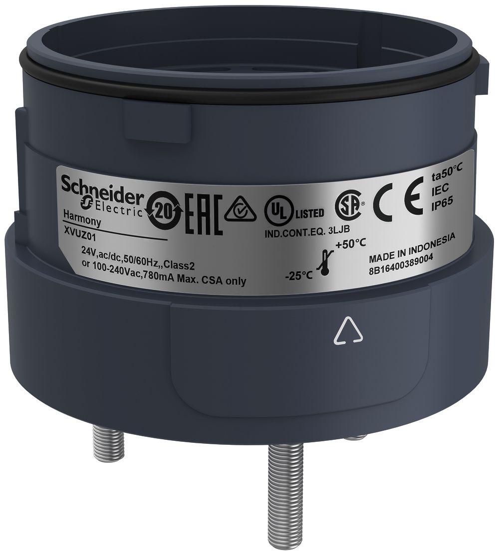 Montagesockel Schneider Electric 3 Pins, IP65 schwarz