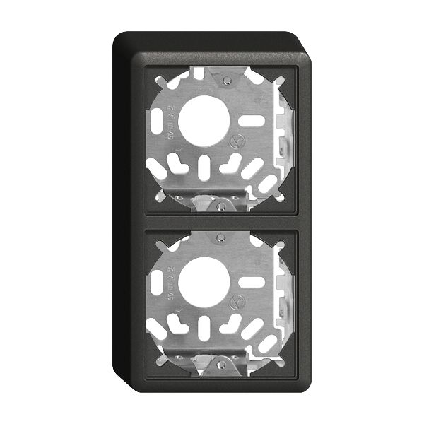 Capot avec plaque de base 2×39mm pour combinaison FX universel noir