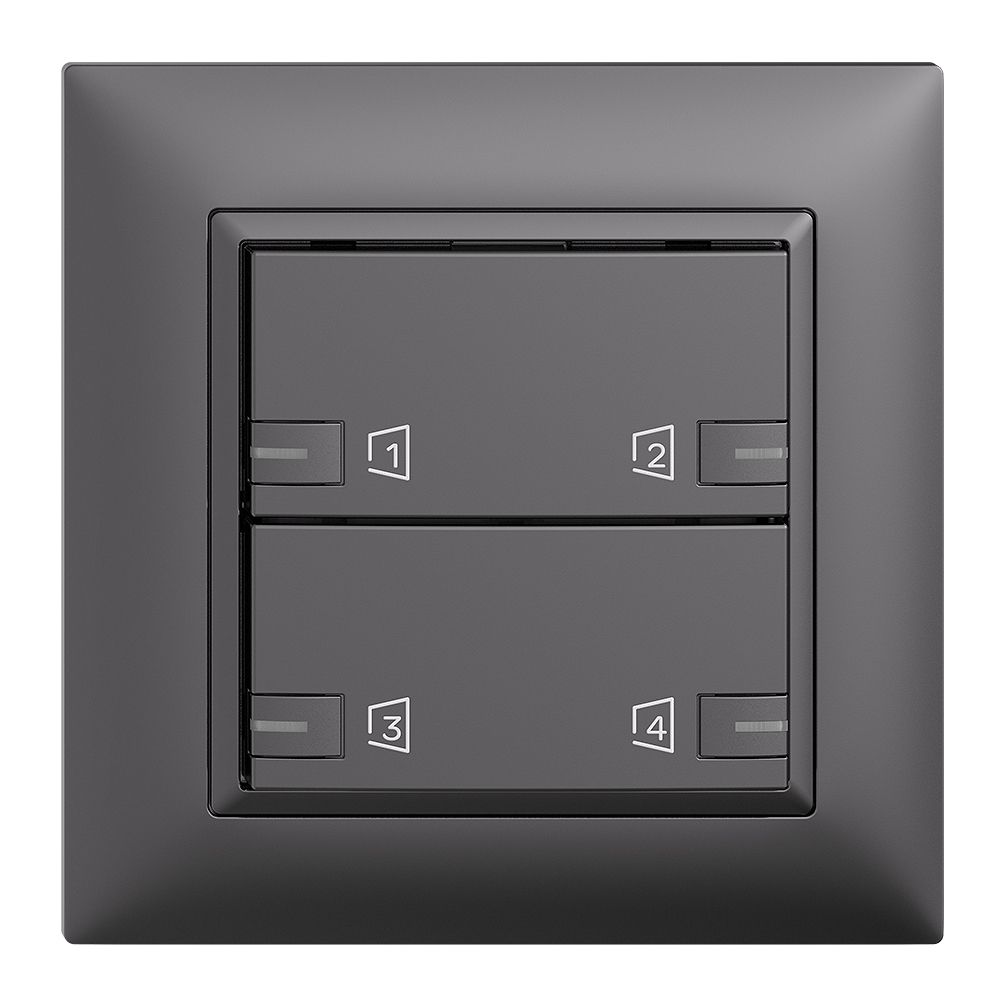 Kit de montage ENC Edue zeptrionAIR, WLAN, LED-RGB, 2×touche, 2×commande grf