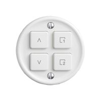 Montageset STANDARDdue Wiser SNAPFIX® f.Storenschalter 1K Szene 4 Tasten ws