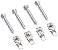 Tragschienenbefestigung Hager univers, Satz mit 4 Schrauben und Gegenmutter