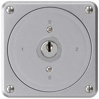 UP-Schlüsselschalter robusto ohne Klappdeckel 2/1P aluminium