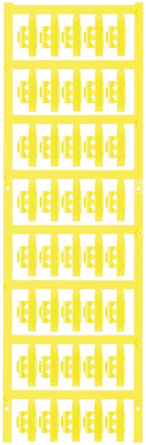 Marqueur de conducteur Weidmüller MultiCard SFC p.Ø2…3.5mm 21×5.8mm PA66 jaune
