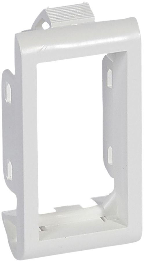 Quadro supporto INS MOS 1×1 bianco per placca Ø1…3mm 1 modulo
