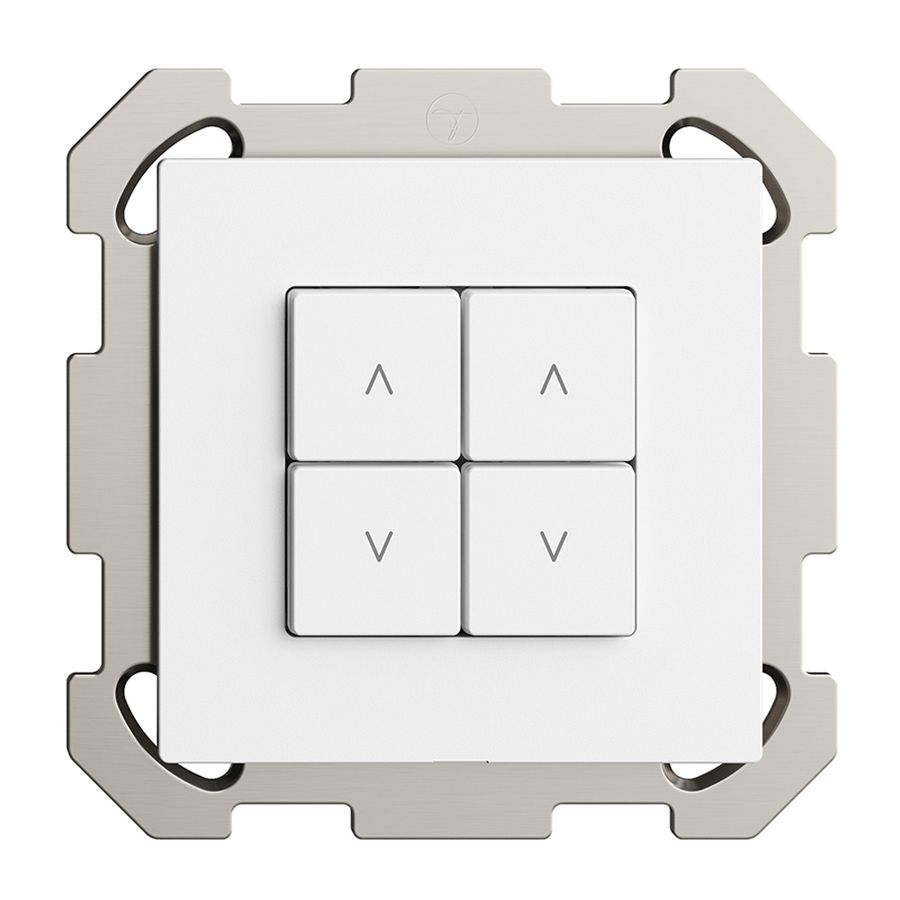 Interrupteur stores ENC 2K/4T Edue Wiser blanc